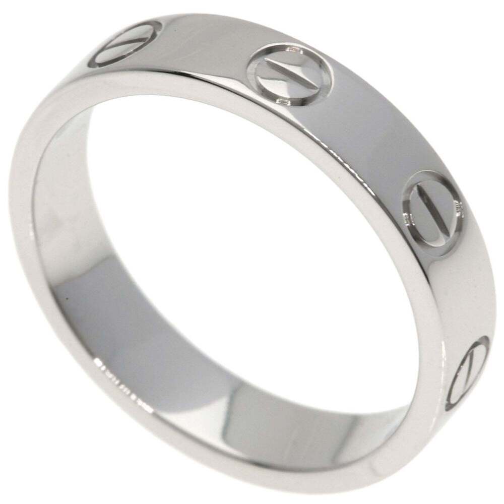 CARTIER Authentic Silver Love Ring #48
